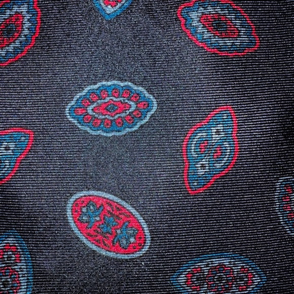 Black Small Mandala Tie - Picture 2 of 4